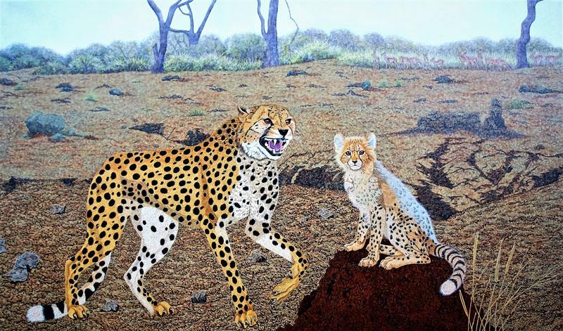 Cheetah & Cub