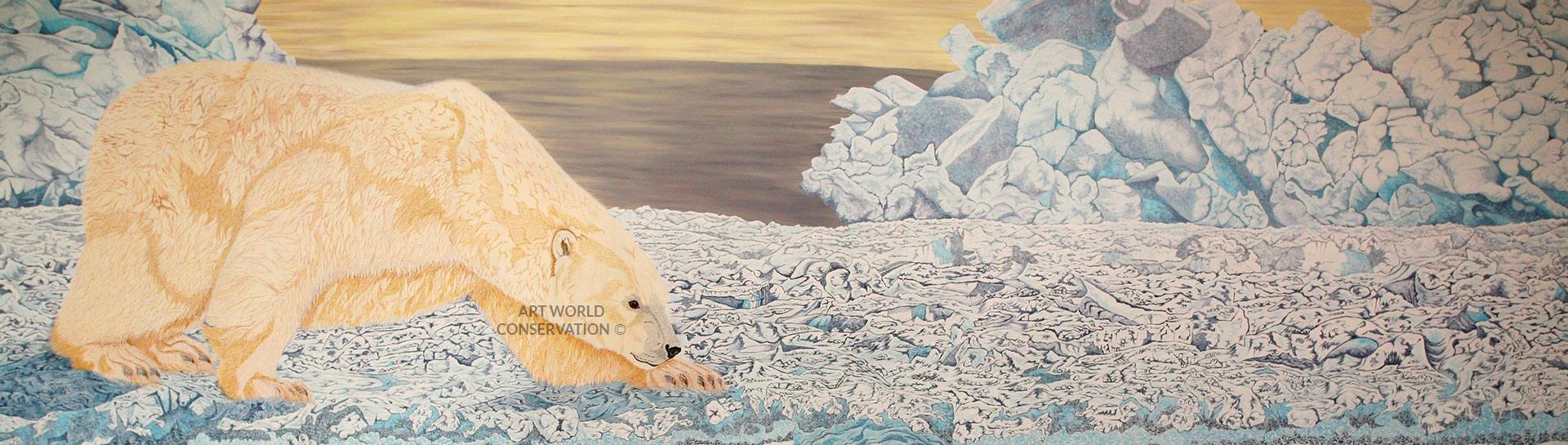 Polar Bear Wildlife Art